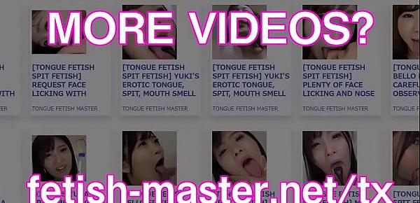 trendsJapanese Asian Tongue Spit Face Nose Licking Sucking Kissing Handjob Fetish - More at fetish-master.net